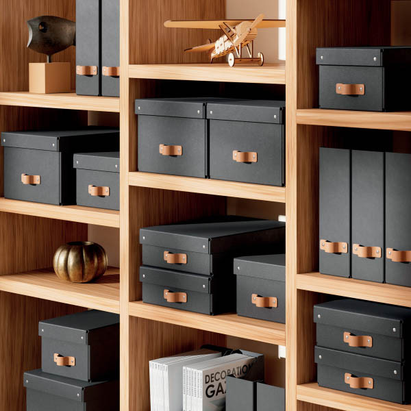 Förvaringslåda 8L svart | Leitz Puro | 2st 213453 - 3