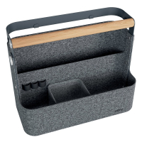 Förvaringslåda bärbar/hängbar | Leitz Premium | grå SE001504
