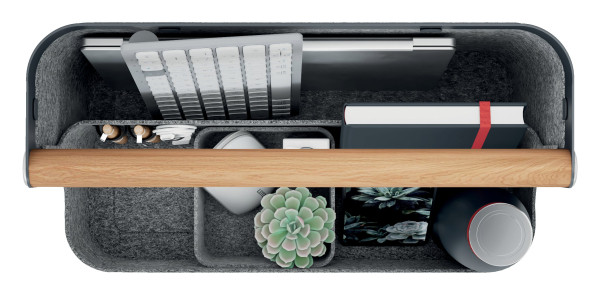 Förvaringslåda bärbar/hängbar | Leitz Premium | grå SE001504 - 2