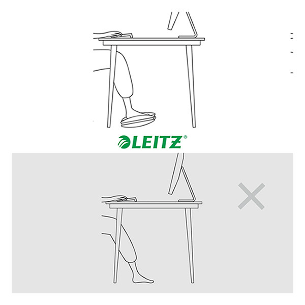 Fotstöd justerbart | Leitz Ergo | grå 202546 - 4