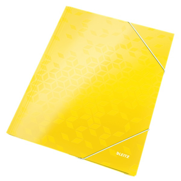 Gummibandsmapp A4 | Leitz 3982 WOW gul 226134 - 2