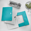 Gummibandsmapp A4 | Leitz 4599 WOW isblå metallic 211886 - 3