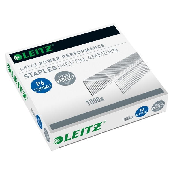 Leitz Häftklammer 23/15XL | Leitz Power Performance P6 | 1.000st 55790000 211422 - 1