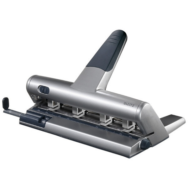 Leitz Hålslag 30 ark | 2 eller 4-hål | Leitz 5114 AKTO Heavy Duty | silver-svart 51140184 211398 - 1