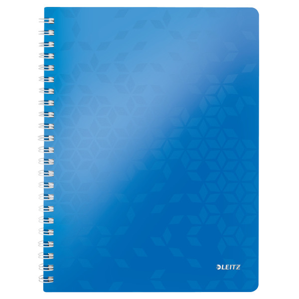 Kollegieblock A4 linjerat | 80 ark | blå metallic | Leitz 4637 WOW 211982 - 1