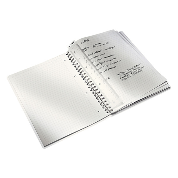 Kollegieblock A4 linjerat | 80 ark | blå metallic | Leitz 4637 WOW 211982 - 2