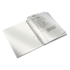 Kollegieblock A4 linjerat | 80 ark | blå metallic | Leitz 4637 WOW 211982 - 2