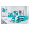 Kollegieblock A4 linjerat | 80 ark | isblå metallic | Leitz 4637 WOW 211984 - 2