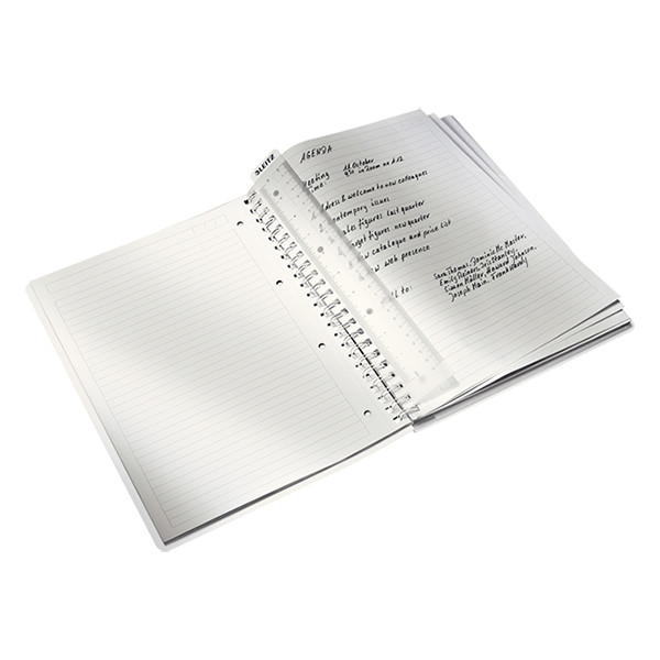Kollegieblock A4 linjerat | 80 ark | isblå metallic | Leitz 4637 WOW 211984 - 3