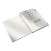 Kollegieblock A4 linjerat | 80 ark | lila metallic | Leitz 4637 WOW 211985 - 2