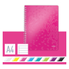 Kollegieblock A4 linjerat | 80 ark | rosa metallic | Leitz 4637 WOW 211981 - 3