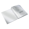 Kollegieblock A4 linjerat | 80 ark | svart | Leitz 4637 WOW 226218 - 2