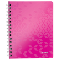 Kollegieblock A5 linjerat | 80 ark | rosa metallic | Leitz 4639 WOW 211993
