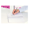 Kollegieblock A5 linjerat | 80 ark | rosa metallic | Leitz 4639 WOW 211993 - 3