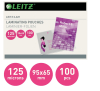 Leitz Lamineringsfickor 65mm x 95mm 125 mik. | blank | Leitz iLAM 100st 33812 226503 - 2