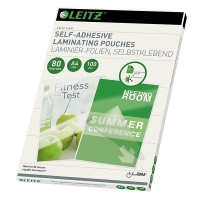 Leitz Lamineringsfickor A4 (självhäftande) 80 mik. | blank | Leitz iLAM 100st 33872 211118