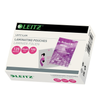 Leitz Lamineringsfickor blank (65x95mm) | Leitz iLAM | 2x 125 mikron | 100st 33812 226503