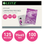 Leitz Lamineringsfickor blank (65x95mm) | Leitz iLAM | 2x 125 mikron | 100st 33812 226503 - 2