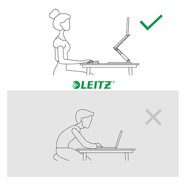 Leitz Laptopställ justerbart | Leitz Ergo | vit 64240001 227605 - 4