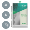 Plastficka A4 170my | Leitz Premium Harmonica | 11 hål metallremsa 3st 202525 - 3