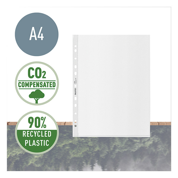 Plastficka A4 toppöppning 100my | Leitz Recycle 25st 226495 - 2
