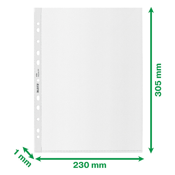 Plastficka A4 toppöppning 100my | Leitz Recycle 25st 226495 - 3