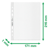 Plastficka A5 toppöppning 100my | Leitz Recycle 100st 226486 - 3