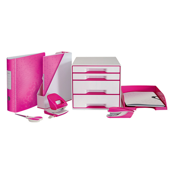 Leitz Presentationsmapp A4 | Leitz 4632 WOW | rosa | 40 fickor 46320023 211727 - 3