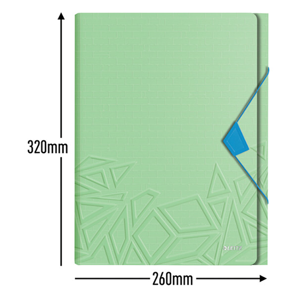 Projektmapp 5 fack | Leitz Urban Chic grön 226565 - 2