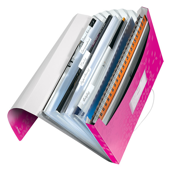 Projektmapp 6 fack | Leitz 4589 WOW rosa metallic 211807 - 2