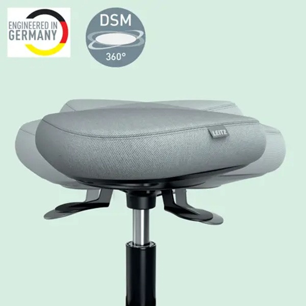 Sadelstol med hjul 47-60cm | Leitz Ergo Active | svart SE001306 - 3
