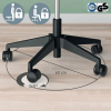 Sadelstol med hjul 47-60cm | Leitz Ergo Active | svart SE001306 - 6
