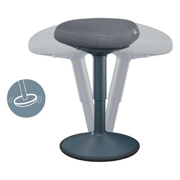 Sittpall med gasfjäder | Leitz Ergo | mörkgrå 202759 - 2