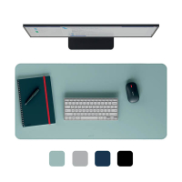 Skrivbordsunderlägg 40x80cm mintgrön läderlook | Leitz