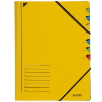 Sorteringsmapp 7 flikar | Leitz gul 202852