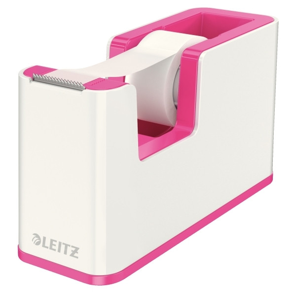 Leitz Tejphållare 19mm x 33m |  Leitz 5364 WOW | vit/rosa 53641023 226044 - 1