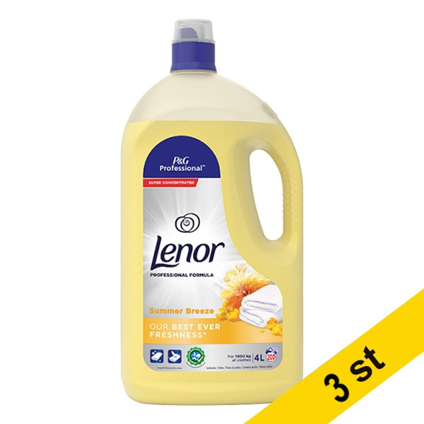 Lenor Sköljmedel 4L | Lenor Professional Summer Breeze | 3st  SLE00143 - 1