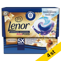 Lenor Tvättkapslar 16st | Lenor All-in-1 Amber & Orchid | 4st  SLE00377