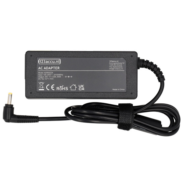 Lenovo adapter 20V | 3,25A | 65W (varumärket 123ink) ADR00224 - 2