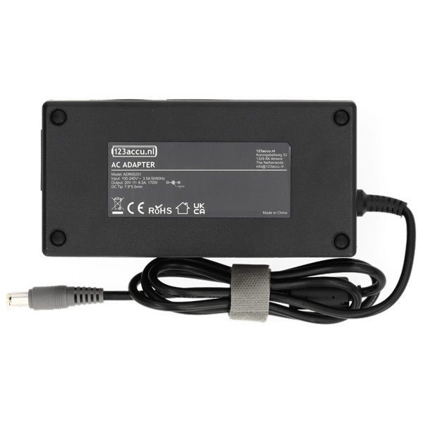 Lenovo adapter 20V | 8,5A | 170W (varumärket 123ink) 0A36227 0A36231 0A36235 0A90204 42T5284 ADR00251 - 2
