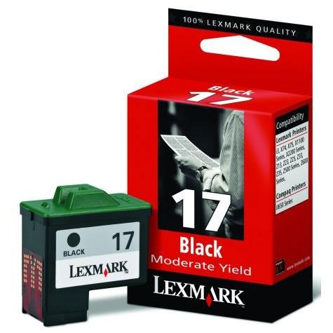 Lexmark 10N0217 (#17) svart bläckpatron (original) 10N0217E 040160 - 1