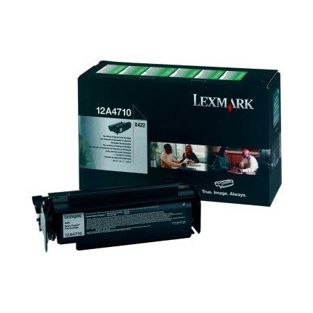 Lexmark 12A4710 svart toner (original) 12A4710 034390 - 1