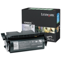 Lexmark 12A6835 svart toner hög kapacitet (original) 12A6835 034225