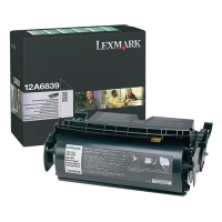 Lexmark 12A6839 svart toner hög kapacitet till etiketter (original) 12A6839 037578