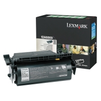 Lexmark 12A6869 svart toner hög kapacitet till etiketter (original) 12A6869 037580
