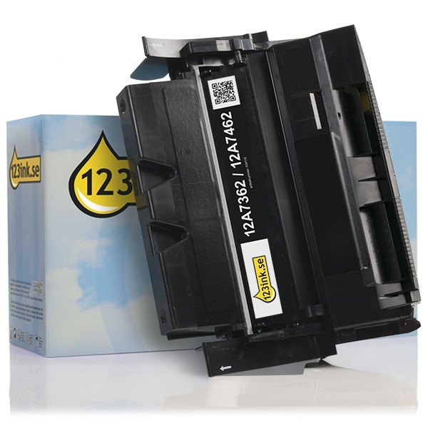 Lexmark 12A7362/12A7462 svart toner (varumärket 123ink) 12A7462C 034115 - 1