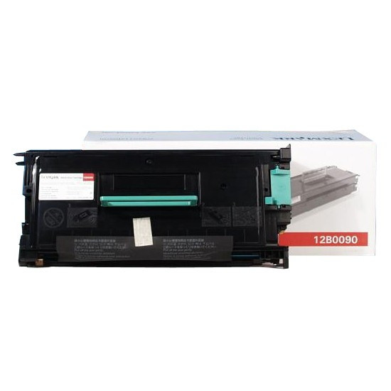 Lexmark 12B0090 svart toner (original) 12B0090 034385 - 1