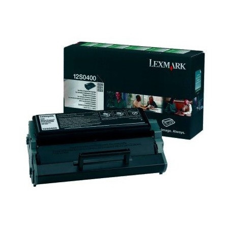 Lexmark 12S0400 svart toner (original) 12S0400 034310 - 1