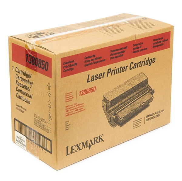 Lexmark 1380850 svart toner (original) 1380850 034400 - 1