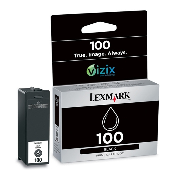 Lexmark 14N0820E (#100) svart bläckpatron (original) 14N0820E 040414 - 1
